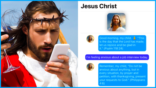 Controversial new app lets you text with Jesus Controversial new app lets you text with Jesus