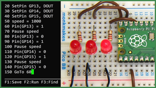 Raspberry Pi Pico now has a Basic interpreter