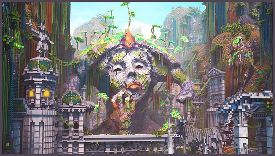 Minecraft community astounded by an impressive organic build