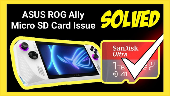 Asus admits ROG Ally microSD card reader may “malfunction”