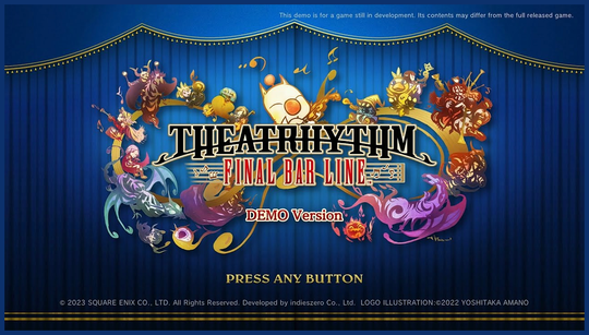 Theatrhythm Final Bar Line is perfect for any Final Fantasy fan