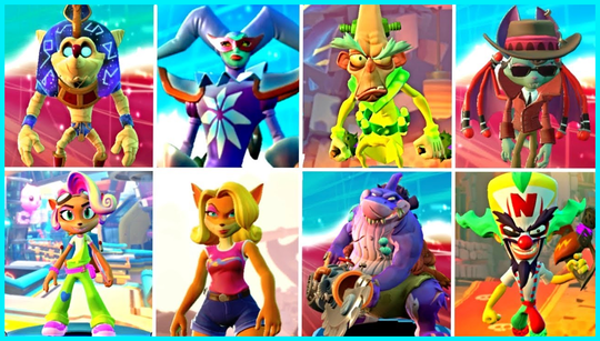 All Crash Team Rumble Dingodile skins and their rarity