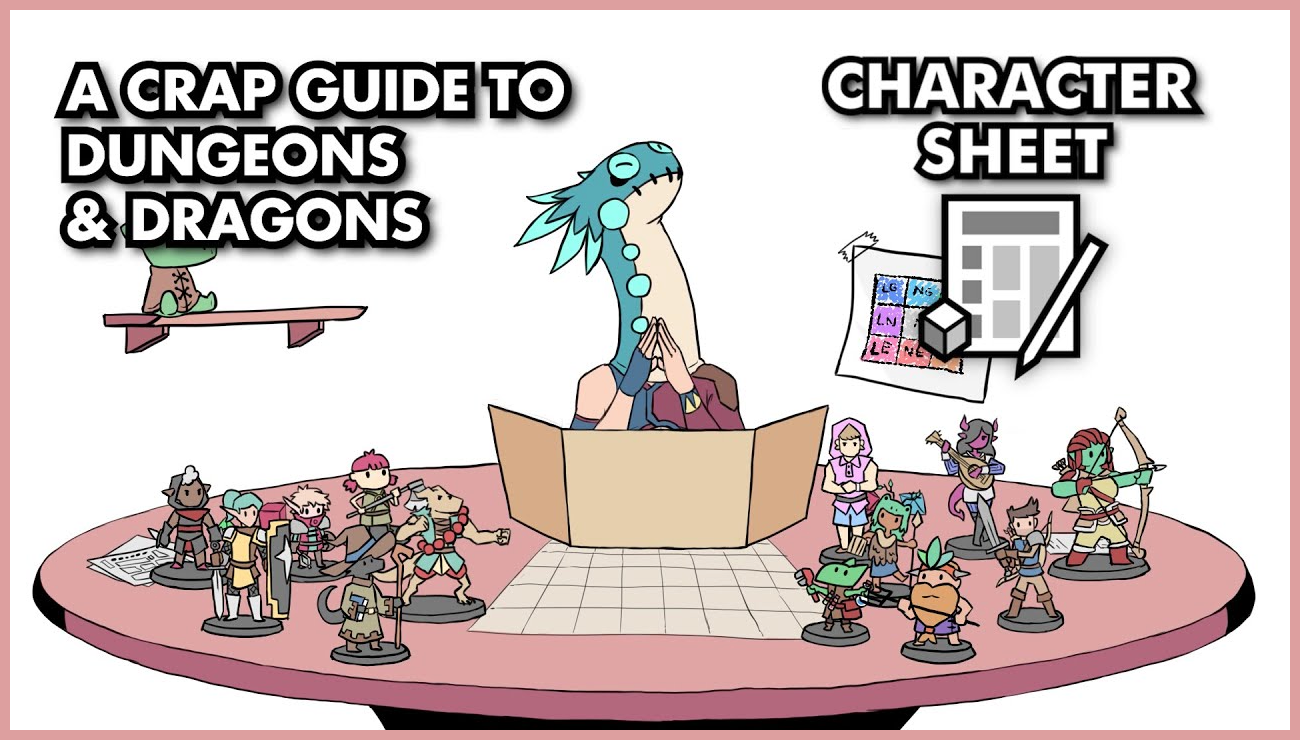 DUNGEONS AND DRAGONS CHARACTER INFO visual data 8