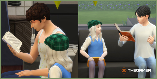 The Sims 4: How to read to a child