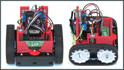 Raspberry Pi Pico powers a LabVIEW-controlled surveillance robot