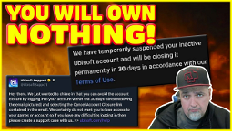 Ubisoft threatens to close inactive accounts and remove games, and people aren’t happy