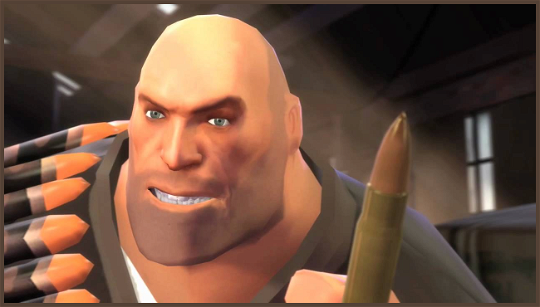 Team Fortress 2 Heavy used to have a mullet