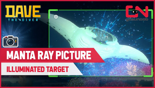 How to complete the Take Pictures of Manta Ray mission