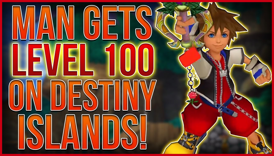 Kingdom Hearts player hits level 100 without leaving Destiny Islands