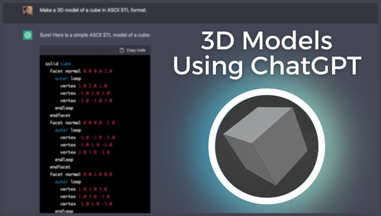 The 3D printing chatbot makes its own code to print your files
