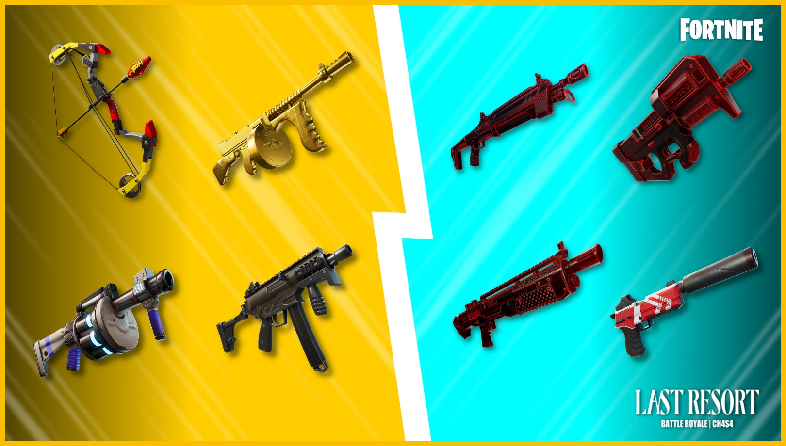 Fortnite Chapter 4 Season 4 Exotic Weapons And Mythic Weapons 3701