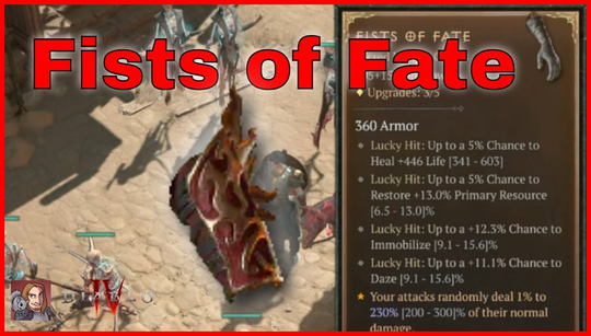 Diablo 4 Fists of Fate – how to get the best gloves
