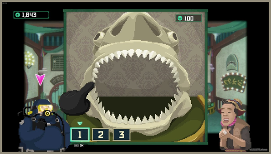 How to win at the Shark Teeth minigame