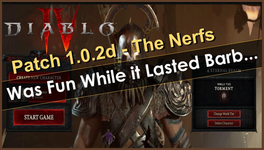 Diablo 4 patch notes 1.0.3 are huge, with class changes and tons of fixes