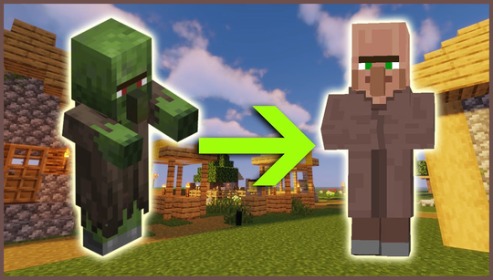 How to cure a zombie villager in Minecraft