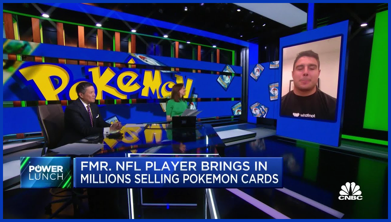 NFL player retires from football to a Pokemon TCG dealer
