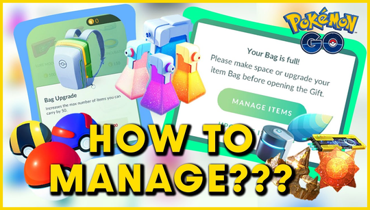 How to increase your Pokemon Go inventory space
