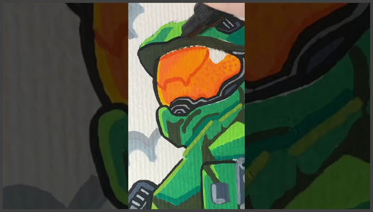 This colored pencil Master Chief is so good it’ll make you rethink art