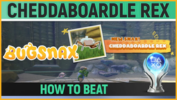 How to beat Bugsnax Cheddaboardle Rex in Isle of Bigsnax