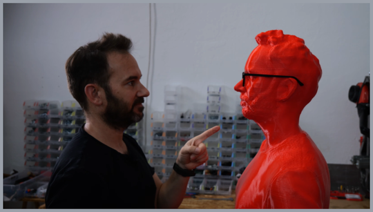 YouTuber 3D prints a life-sized doppelganger in 108 hours