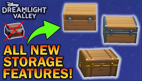 Disney Dreamlight Valley adds huge new chests to store everything