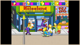 Playing the Simpsons arcade in a car is everything I dreamed it would be