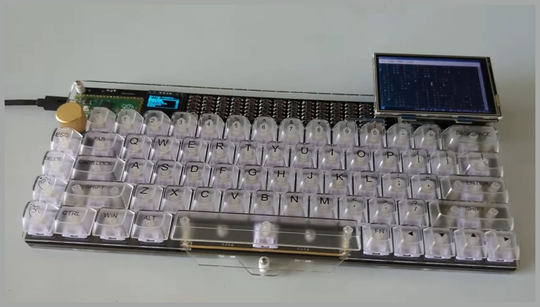 Pi-powered cyberdeck keyboard brings back memories of the ‘90s