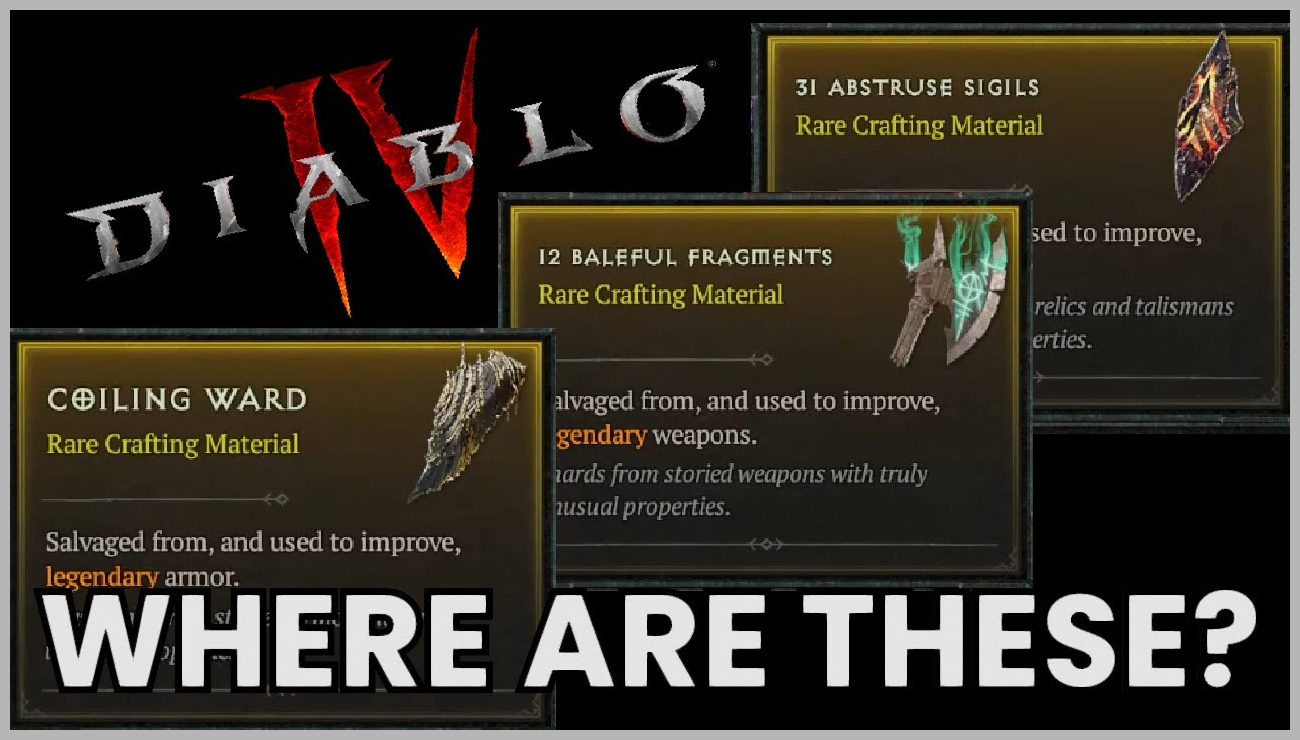 All Diablo 4 crafting materials and how to get them