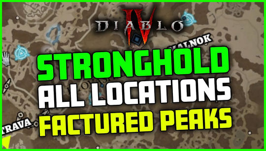 All Diablo 4 strongholds location