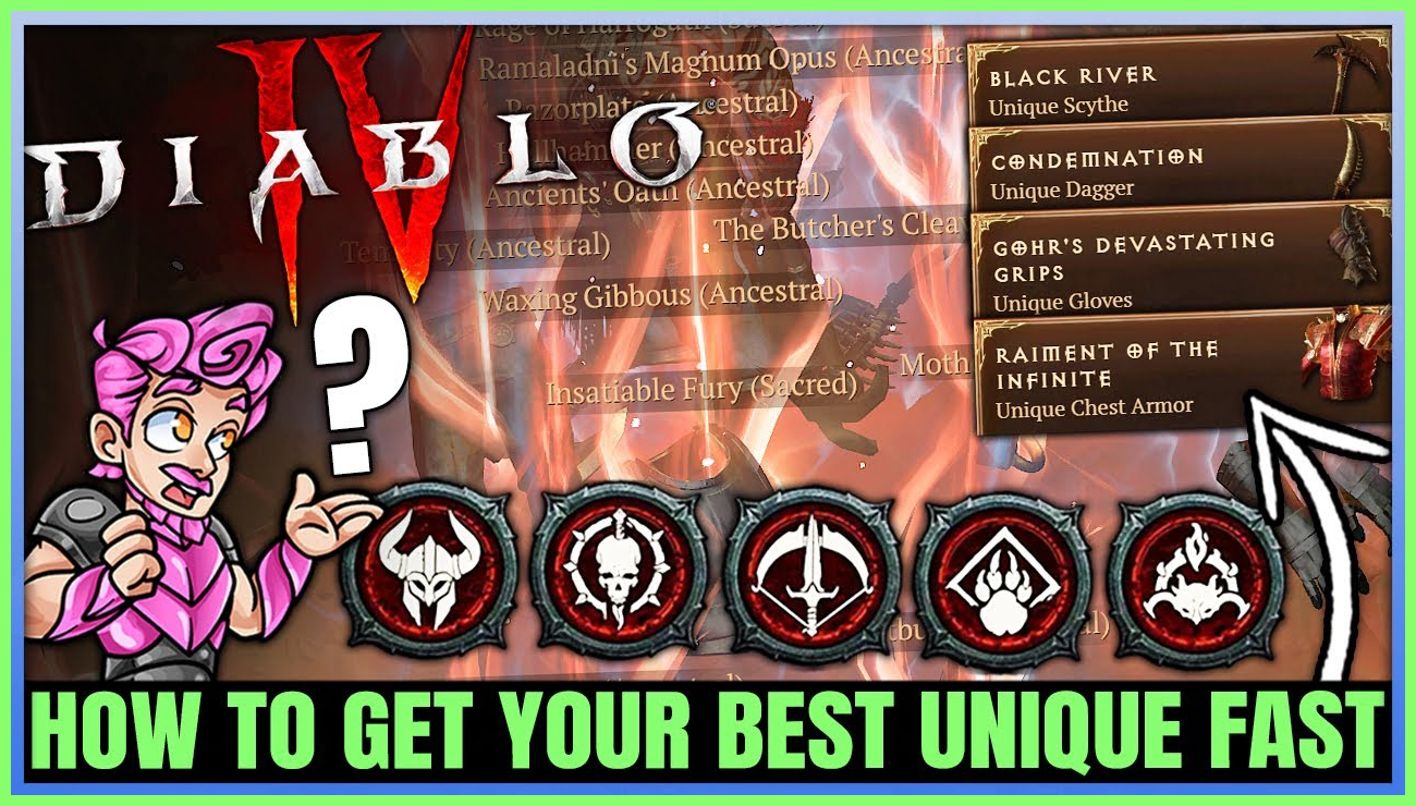 All Diablo 4 Uber Uniques and how to find them